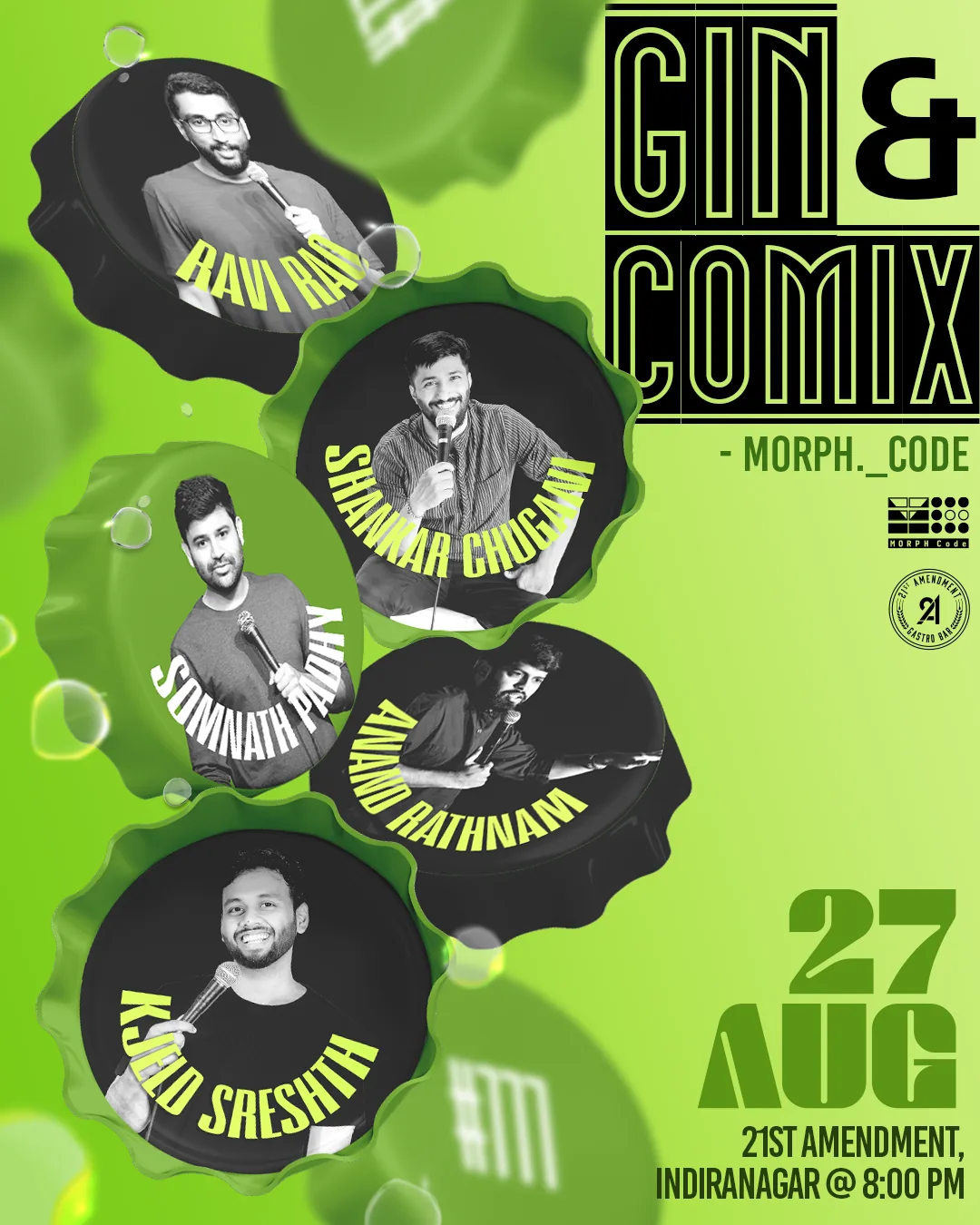 Gin and Comix social campaign creative
